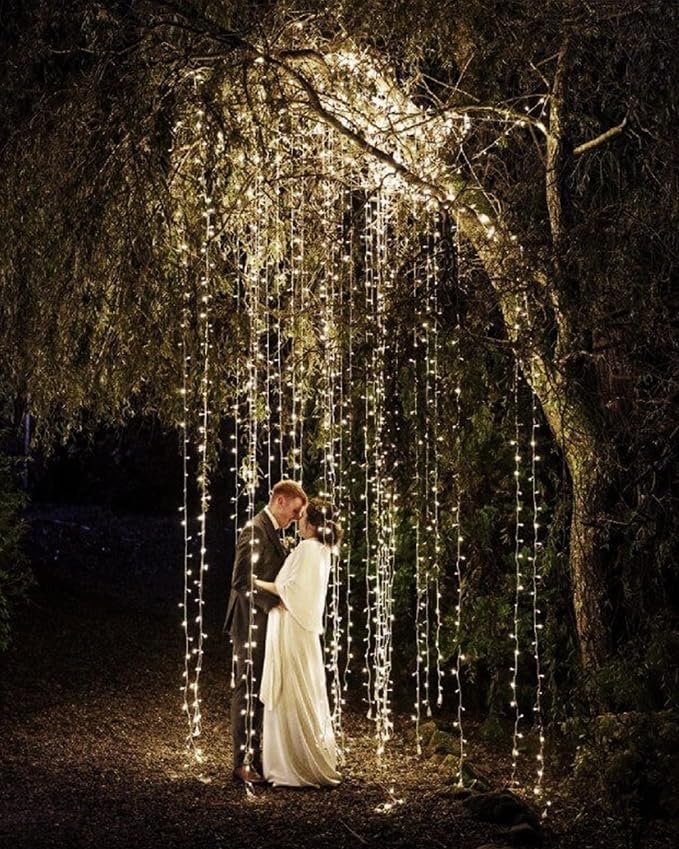 Fairy Lights Battery Operated, Firecracker String Lights Waterproof Silver Wire - Image 5