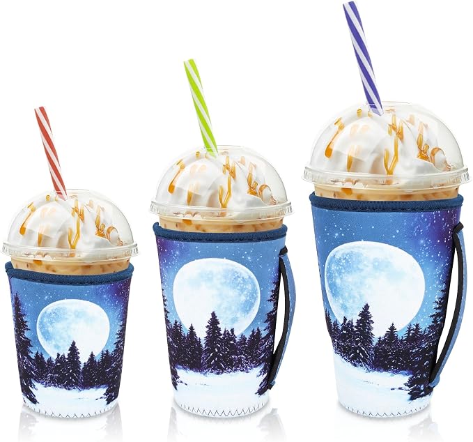 Iced Coffee Sleeve Insulator Sleeves by AJLTPA