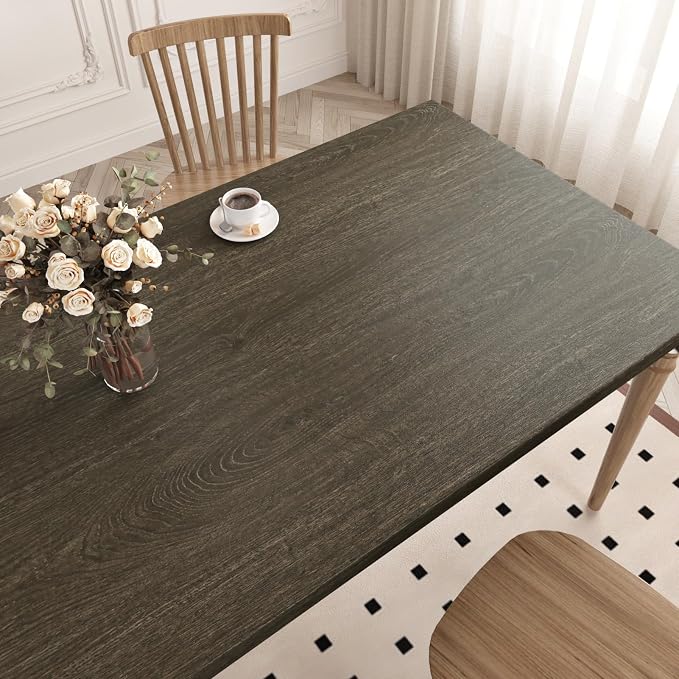 WESTICK Large Brown Wood Peel and Stick Wallpaper 24"x394" Self Adhesive Wood - Image 2