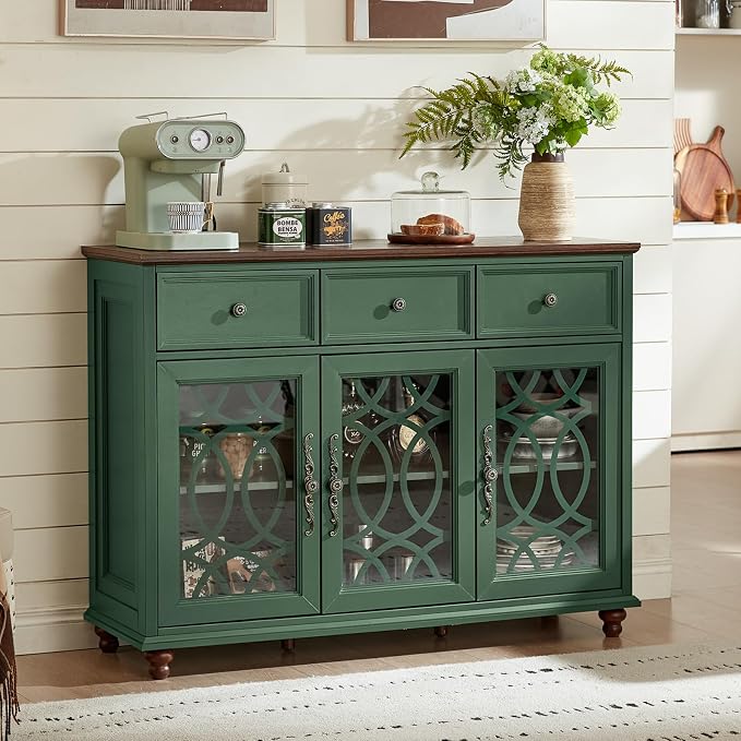 Joaxswe Farmhouse Sideboard Buffet Cabinet - Image 8