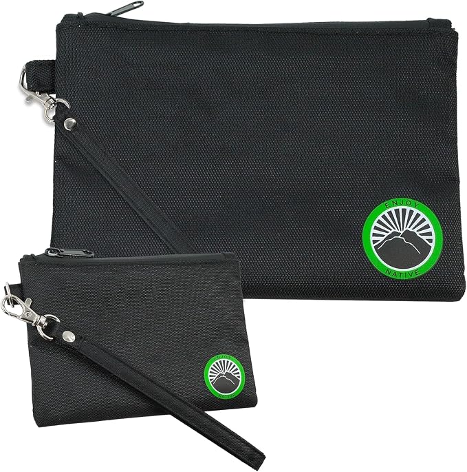 Large and Small Smell Proof Bag Combo, Smell Proof Container, Dog Tested Odor by EnjoyNative