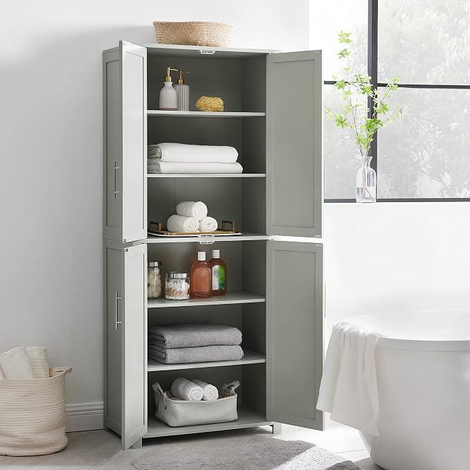 Crosley Furniture Savannah Tall Pantry Storage Cabinet - Image 8
