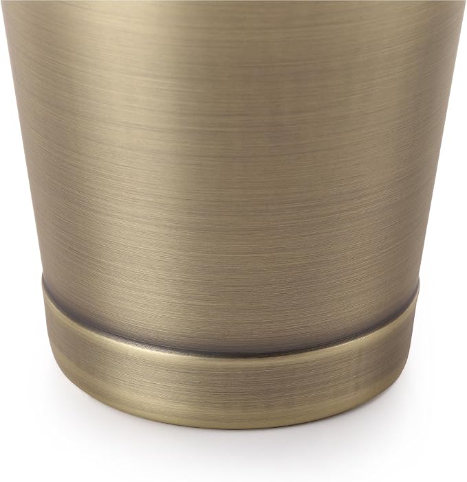 Barfly Cocktail Shaker Tin, Large 28 oz, Antique Gold - Image 5