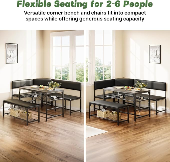 Concho Kitchen Breakfast Nook Table Set - Image 5