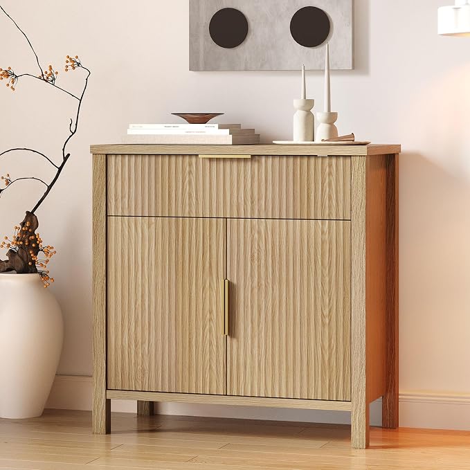 Fluted 55'' Sideboard Cabinet by Crafthome