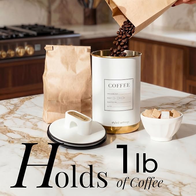STYLED SETTINGS Vacuum Coffee Canister - Image 3
