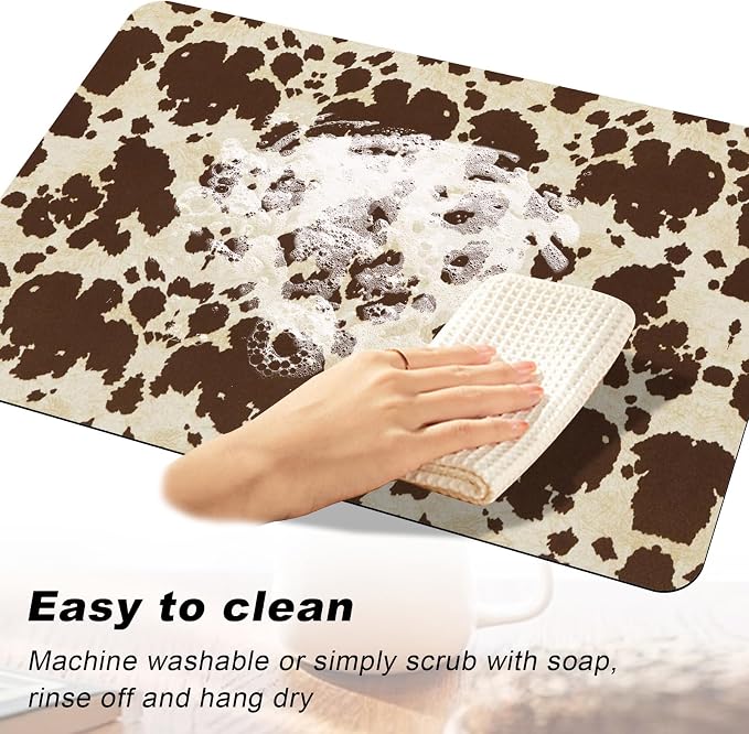Coffee Mat, Coffee Bar Accessories Fit Under Coffee Maker Espresso Machine - Image 5