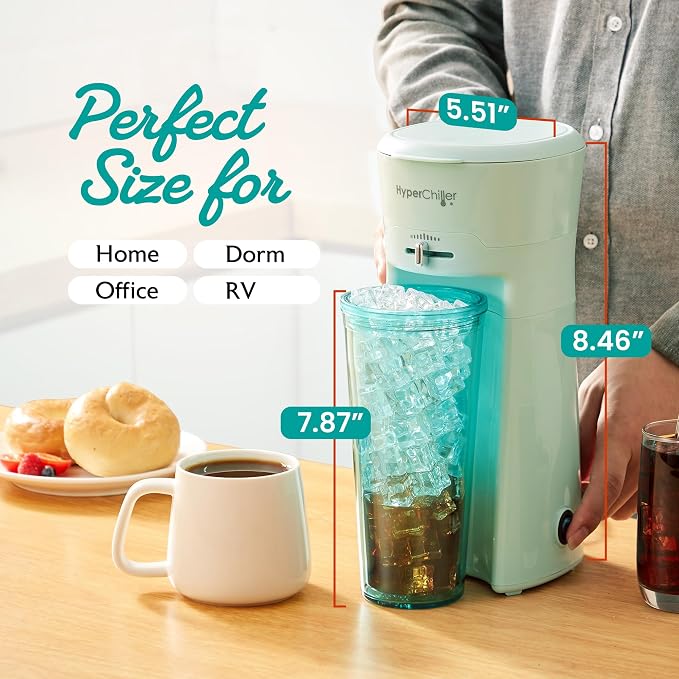 HyperChiller EHC824 Iced & Hot Coffee Maker, Adjustable Flow/Strength Lever - Image 5