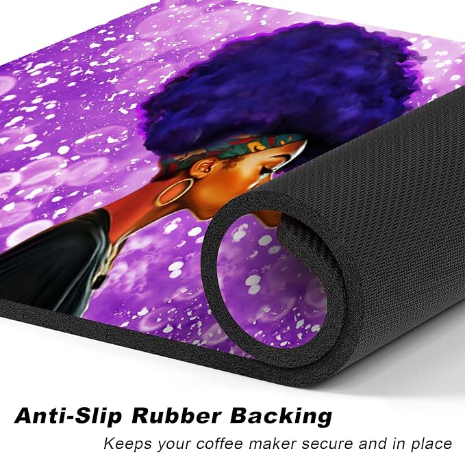 Coffee Mat, Coffee Bar Accessories Fit Under Coffee Maker Espresso Machine - Image 4