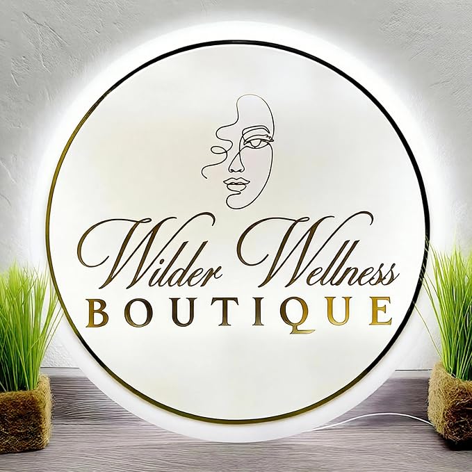 CIONAOR Custom Neon Sign, Personalized UV Printed LED Backlit Illuminated Sign by CIONAOR