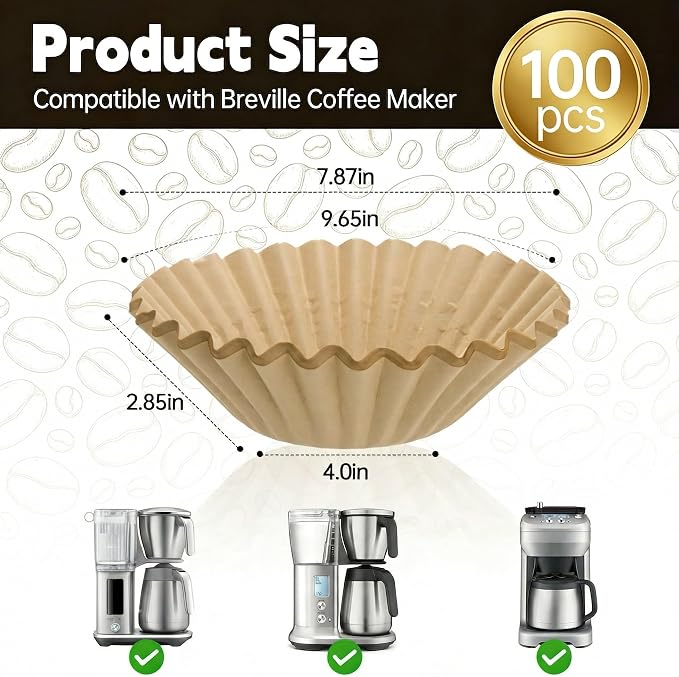 Unbleached Coffee Filters compatible - Image 2