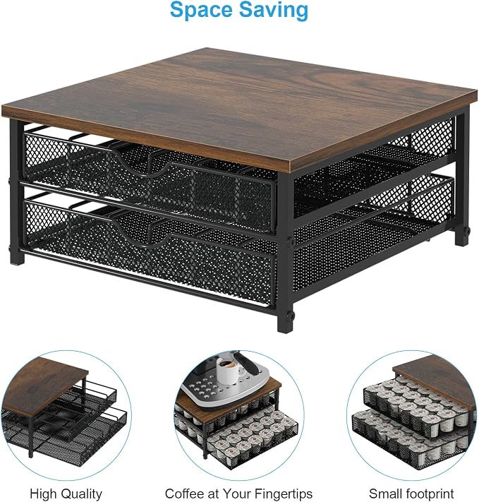 Coffee Pod Holder For Counter, Coffee Pod Drawer for K Cup Storage Drawer Holder - Image 5