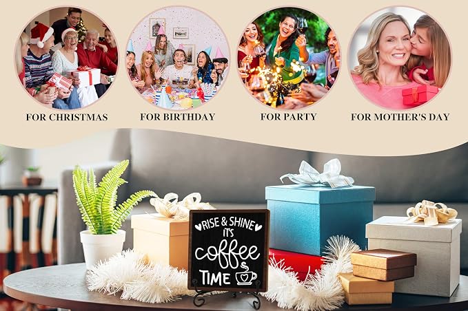 Coffee Desk Decor Sign, Coffee Time Sign - Image 4