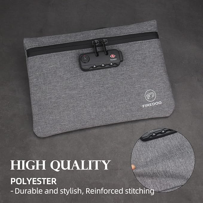FIREDOG Smell Proof Bags with Combination Lock - Image 3