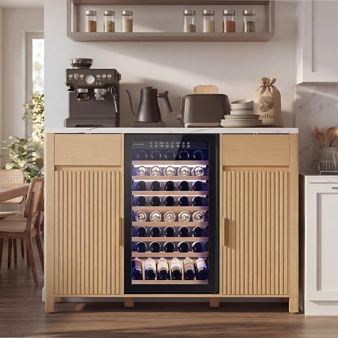 Garvee 53" Fluted Coffee Bar - Image 3