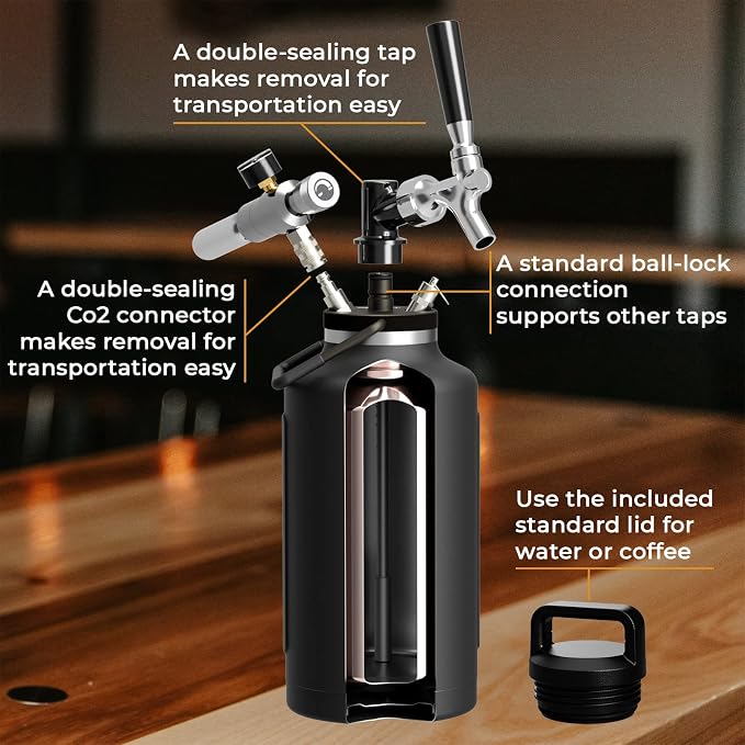 TrailKeg - Gallon Stainless Steel Growler - Image 5