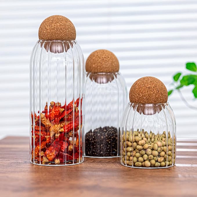 Glass Jar Set of 3 - Image 8