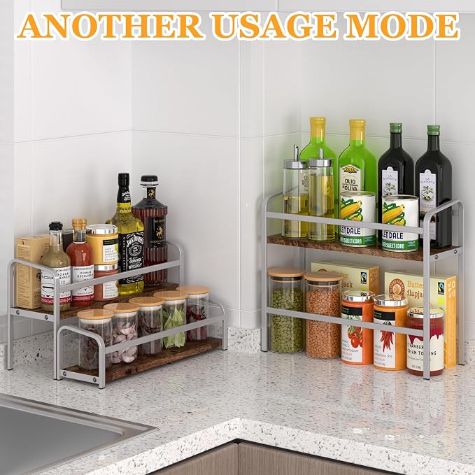 DTUQYX Coffee Syrup Organizer 3-Tier, 12 Bottles Capacity Coffee Syrup Rack - Image 7