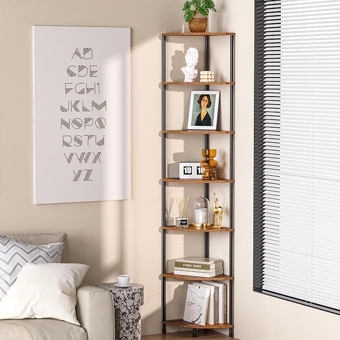 Corner Plant Stand Shelf, 7 Tier Tall Plant Stand - Image 3