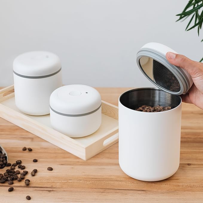 Fellow Atmos Vacuum Canister for Coffee & Food Storage - Image 2