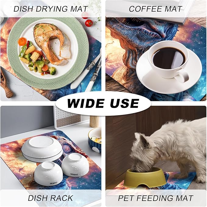 Coffee Mat, Coffee Bar Accessories Fit Under Coffee Maker Espresso Machine - Image 7