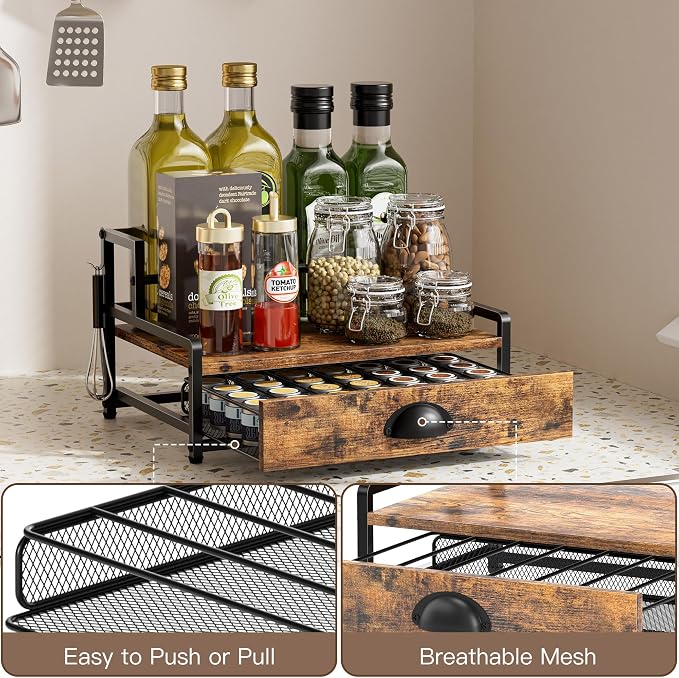 Coffee Syrup Rack Organizer, Coffee Pod Holder - Image 8
