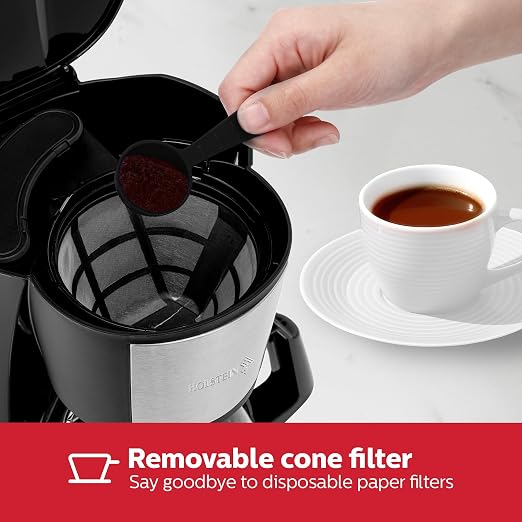 Holstein Housewares 5 Cup Drip Coffee Maker – Compact and User-Friendly - Image 3