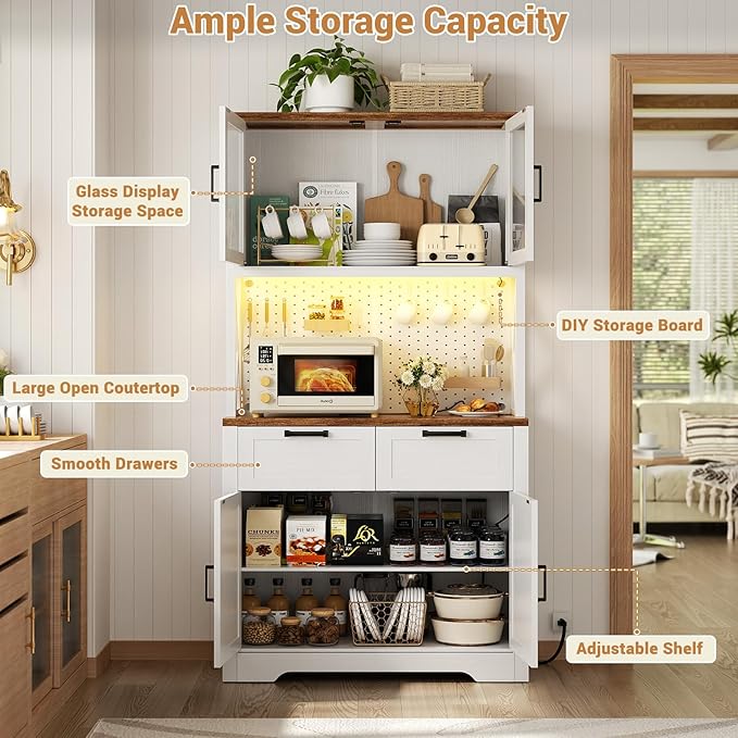 Unikito 71" Pantry Cabinet - Image 6