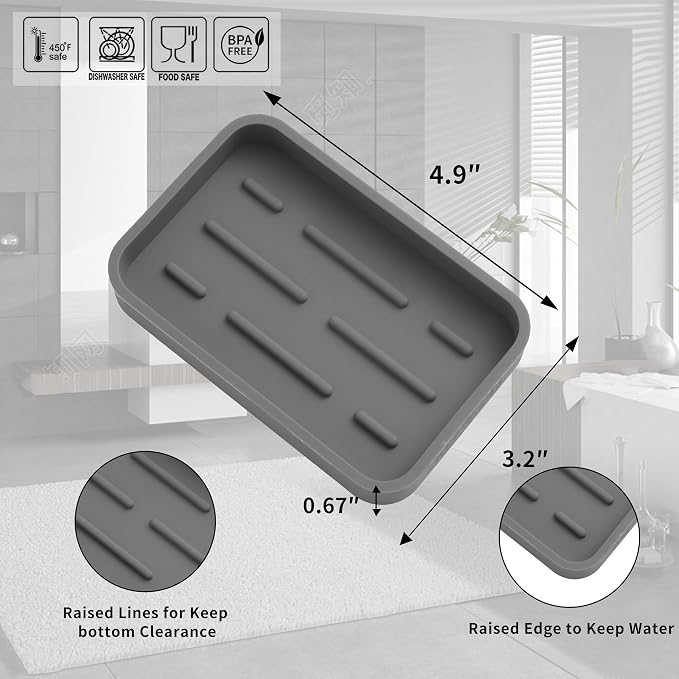 MicoYang Silicone Kitchen Sink Organizer Tray - Image 2