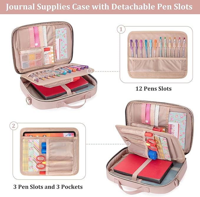 Teamoy Journal Supplies Storage Case, Journal Supplies Holder - Image 3