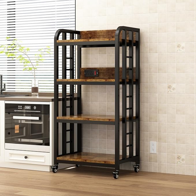 4-Tier Kitchen Bakers Rack - Image 4