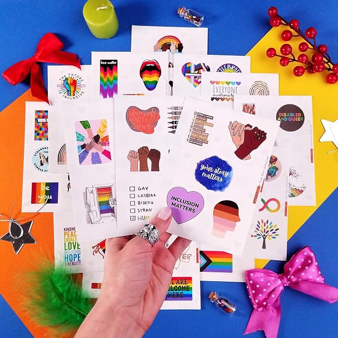 100Pcs Diversity & Inclusion Stickers - Image 7