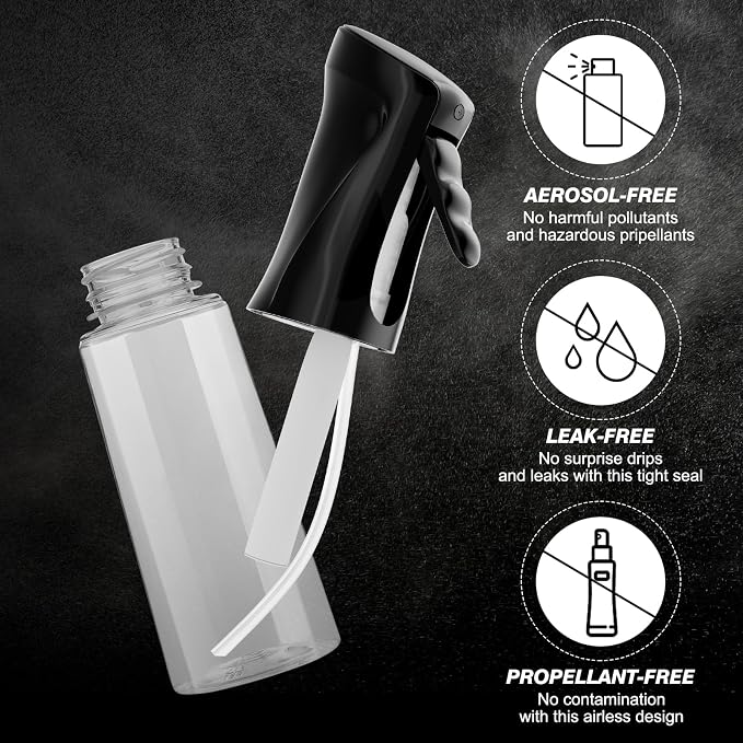 IMPORX Continuous Spray Bottle for Hair 2 Pack Home Essentials Spray Bottles - Image 4