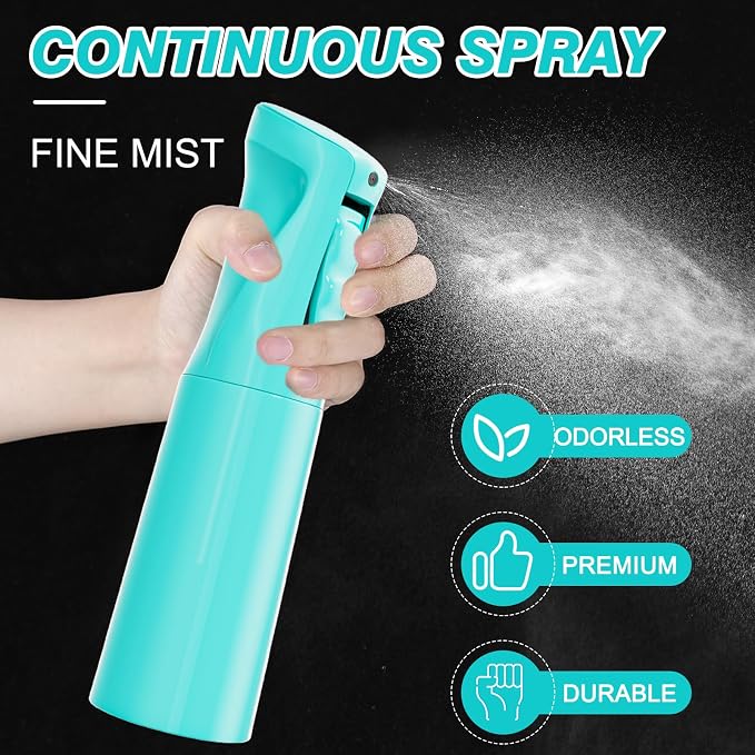 IMPORX Continuous Spray Bottle for Hair 2 Pack Home Essentials Spray Bottles - Image 3