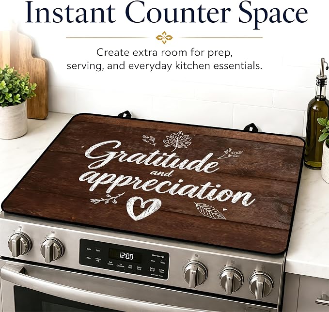 Multi-Design Stove Top Cover for Glass/Electric Stoves, 3-in-1 Counter - Image 7