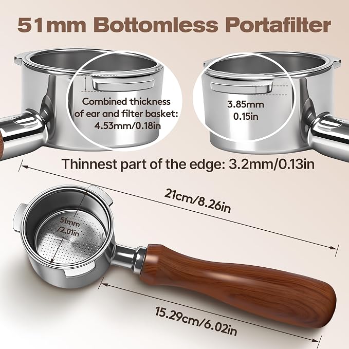 Bottomless Portafilter 51mm Compatible - Image 5