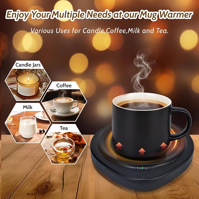 Candle Warmer with Timer, Coffee Mug Warmers - Image 6