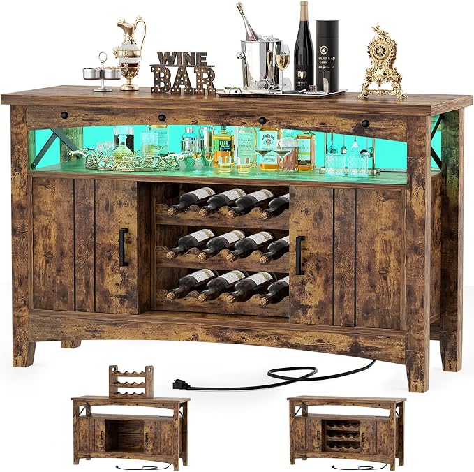 Armocity Farmhouse Bar Cabinet by Armocity
