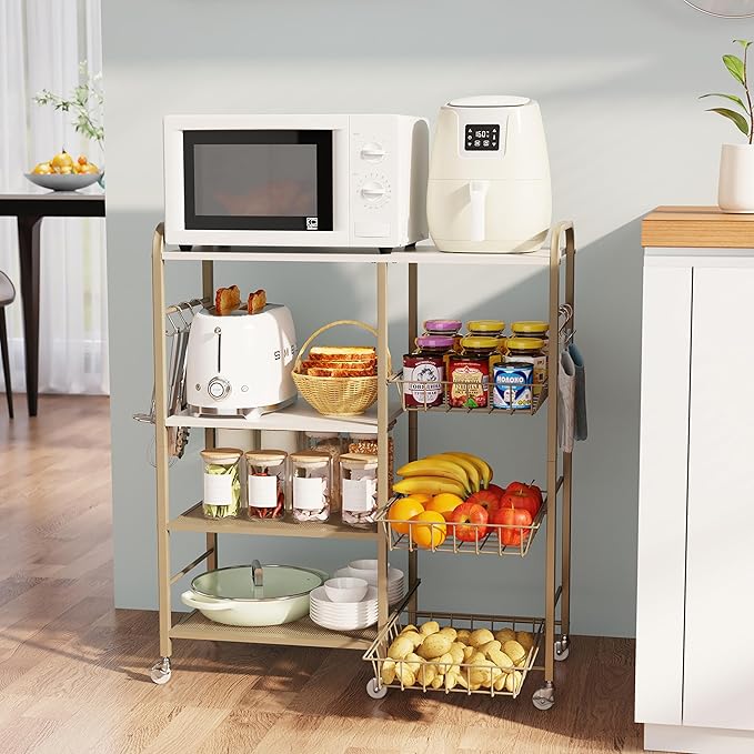 HapiRm Rolling Kitchen Microwave Cart by HapiRm