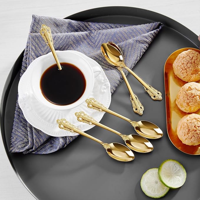KEAWELL Luxurious 5.1-Inch Espresso Spoons Set - Image 7
