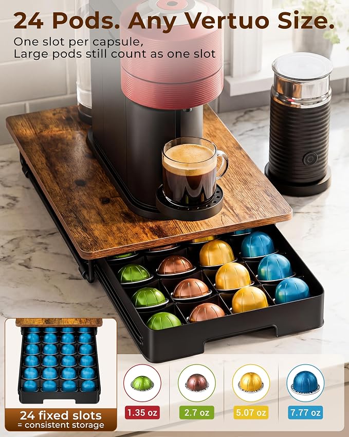 EVERIE Coffee Pod Drawer Compatible - Image 4