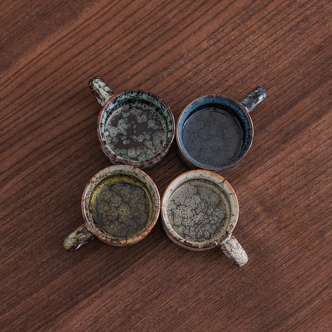 Espresso Cups Set of 2, Espresso Shot Cups, 2 ounce Ceramic Expresso Cups - Image 4