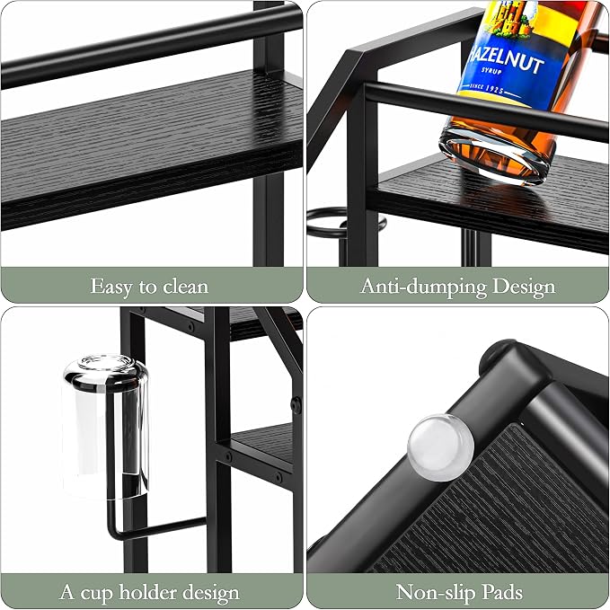 Coffee Syrup Rack Organizer, Spice Racks, Syrup Bottle Holder Stand - Image 7