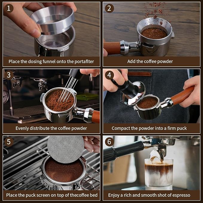51mm Espresso Accessories Kit, Espresso Tools 5 Set, - Image 3