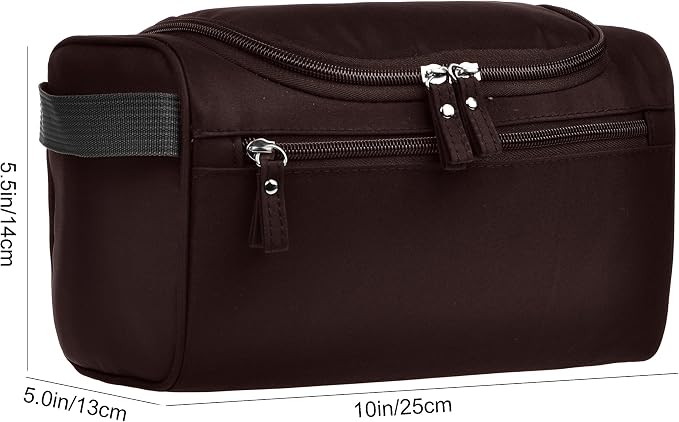 Vercord Mens Toiletry Bag Wash Travel Small Shaving Dop Kit Shower Bathroom - Image 3