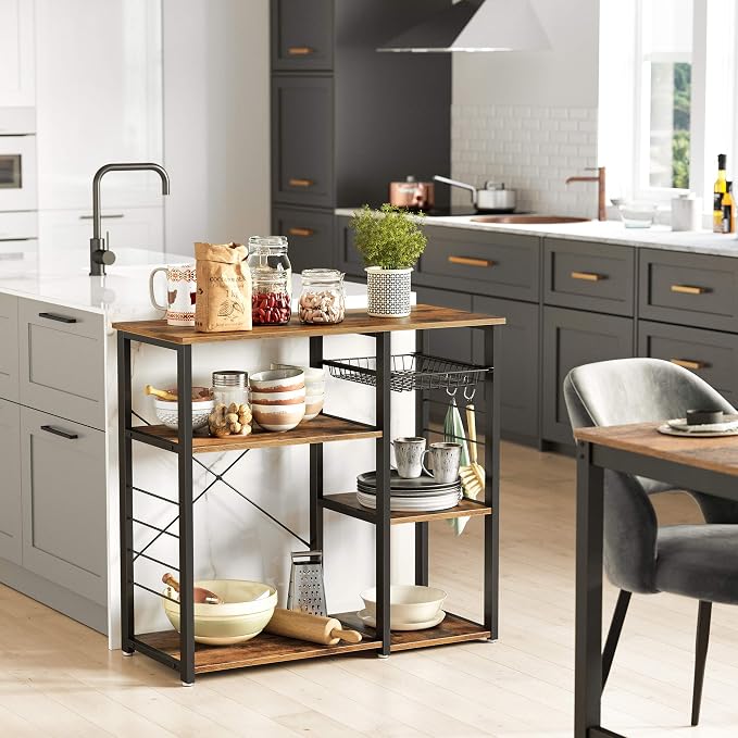 VASAGLE Baker's Rack, Coffee Bar Stand - Image 4