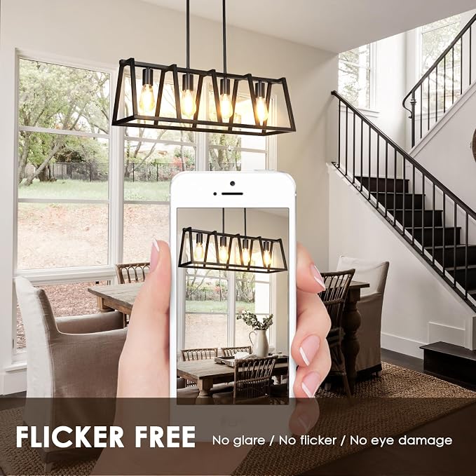 Qingmiao Vintage LED Edison Bulbs, ST58 Dimmable 6W E26 LED Bulb 60W Equivalent - Image 5