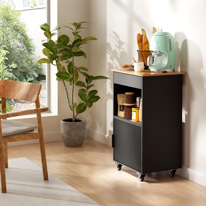 Oransail Kitchen Island Cart, Rolling Kitchen Island on Wheels - Image 8