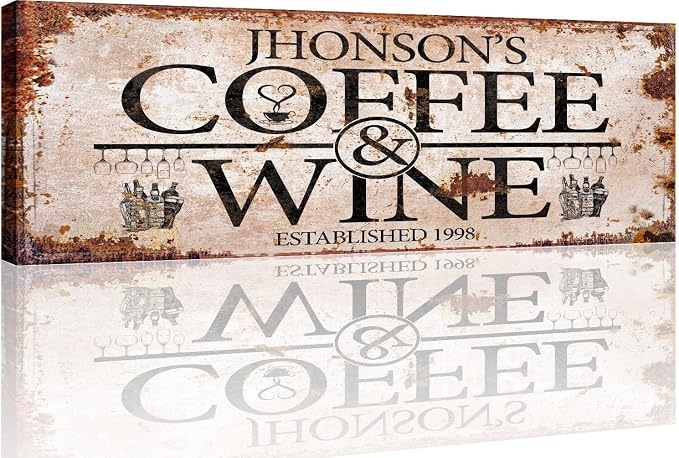 TAILORED CANVASES Custom Coffee Bar Sign - Image 3