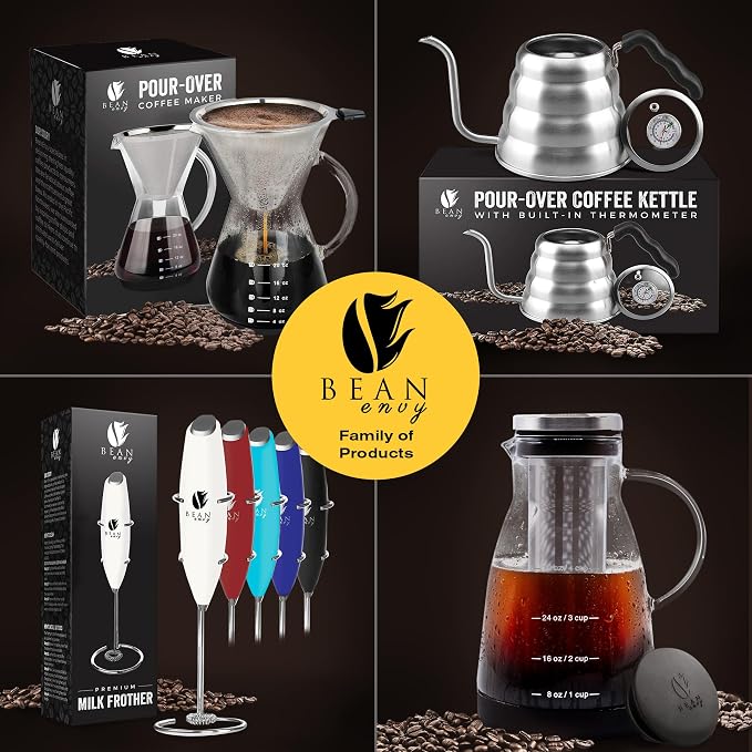 Bean Envy Milk Frother, Coffee Stirrers, Frother Wand, Milk Frother Handheld - Image 9